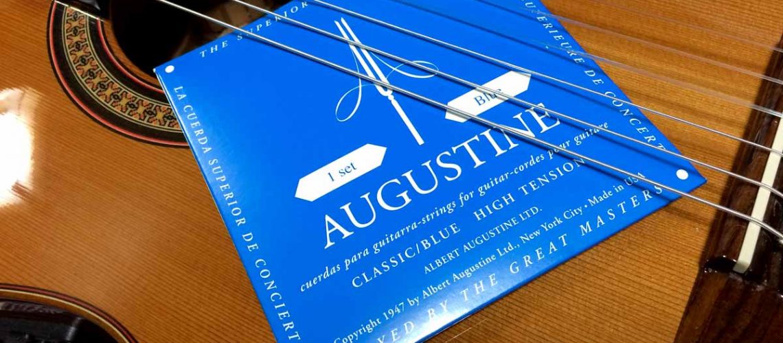 超人気新品 AUGUSTINE BLUE 4弦 クラシックギター弦 バラ弦